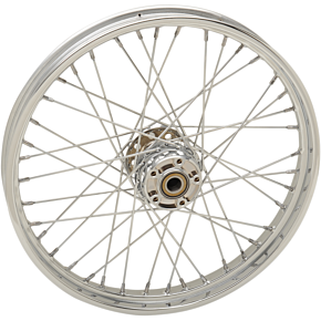 Front Wheel - Single Disc/No ABS - Chrome - 21"x2.15" - '07-'17 Softails 0203-0632