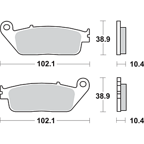 LS Brake Pads - ST1100 - 654LS 654LS