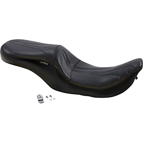 Sorrento 2-Up Seat - Stitched - Black - FLHR '02-'07 LH-907RK