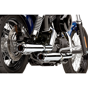 Cobra 3" RPT Mufflers for '95-'17 FXD - Chrome 6055
