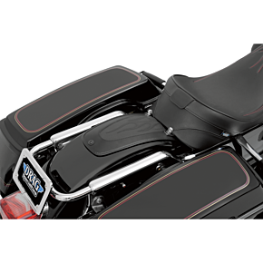 Drag Specialties Fender Skin - Flame Stitched Automotive-Grade Vinyl Center 1405-0140