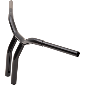 Handlebar - Kage Fighter - One Piece - Bent - 12" - Black LA-7338-12B