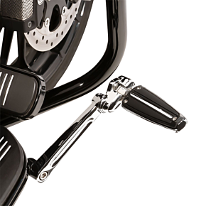 Highway Peg Mount - Long - Chrome 60600