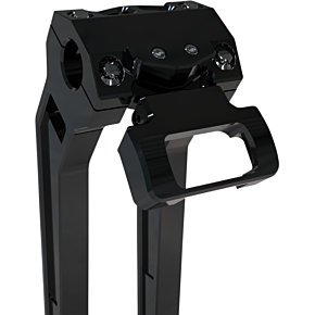 Gauge Mount - Single - Black - Softail LA-7397-00B