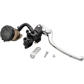 Master Cylinder - Radial - 19 mm - Black/Silver - Smoke Reservoir 17-658S