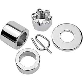 Colony Axle Spacer - Rear - Chrome - Kit - 00-03 XL 2040-4