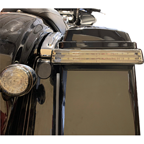 Custom Dynamics Saddlebag LED Lights - Sequential - Chrome/Smoke PB-SBSEQ-HD-CS