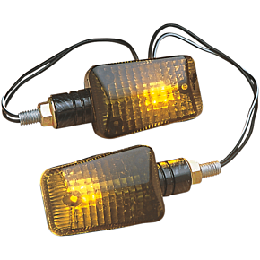 K and S Technologies Mini Stalk Marker Lights - Carbon/Smoke