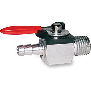 Motion Pro Fuel Valve - Straight - 1/4" NPT - 1/4" Barb