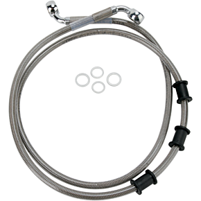 Brake Line - Front - +8" - Stainless Steel 1741-2844