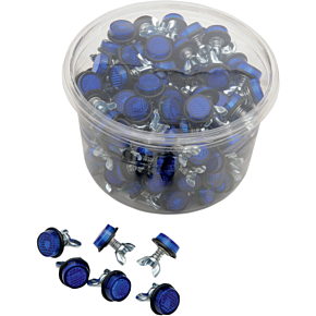 License Plate Reflectors - 150ct Tub - Blue CH150B