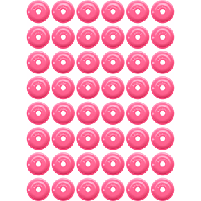 Support Plates - Pink - Round - 48 Pack ARG-3820-48