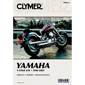 Clymer Manual - Yamaha XVS650 V-Star CM4957