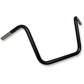 Drag Specialties Handlebar - Ape Hanger - 12" - TBW - Flat Black 0601-3490