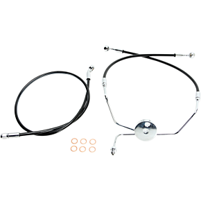 Magnum Brake Line - Front - XR - Black SBC1304-33