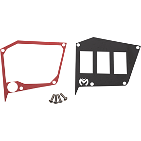 Moose Racing Dash Plate - Red - RZR