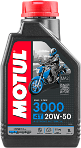 MOTUL 3000 Mineral 4T Engine Oil - 20W-50 1L 107318
