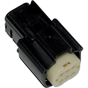 Namz Molex MX 150 Connector - 6 Pin Female - Black NM-33472-0601