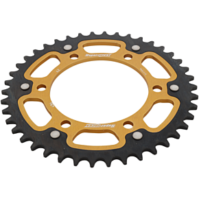 Supersprox Stealth Rear Sprocket - 42 Tooth - Gold - Kawasaki/Yamaha/Suzuki RST-486-42-GLD