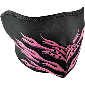 Half Mask - Pink Flames WNFM054H