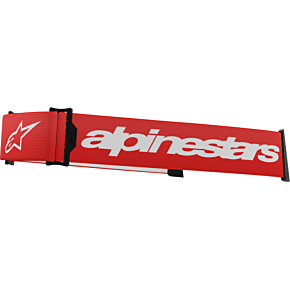 Supertech Goggle Strap - Red/White 9400125-32