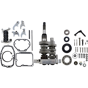 6-Speed Gear Set - Polished OD6-401S-02