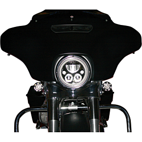 Custom Dynamics LED Headlight - 7" - Black - Each CDTB-7-B