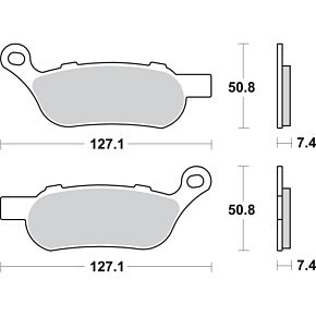 Sbs Brake Pads - Harley-Davidson - 854H.LS 854H.LS