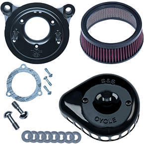 Ss Cycle Mounted Air Cleaner - Black - Throttle By Wire 170-0438