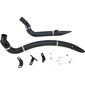 Sweeper Exhaust - Black/Chrome 1SD2F