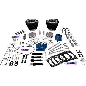 129" Power Package - HPT496 - Chain Drive - Oil Cooled - Black w/o Highlights - 107" M8 310-1394