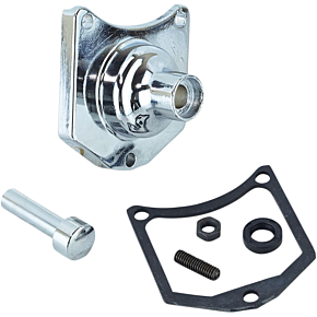 Solenoid End Cover - Starter Button - Chrome 2110-0980
