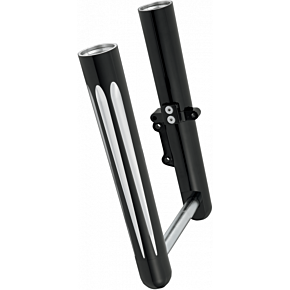Fork Legs - Black Anodized - Deep Cut - Dual Disc 40-512