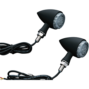 Kuryakyn Torpedo Light - Black/Amber