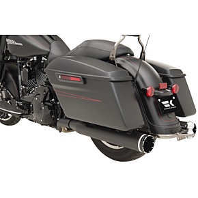 Khrome Werks 2:2 Dominator Exhaust System - Black - '09-'16 FL - With 4-1/2" Muffler 200830