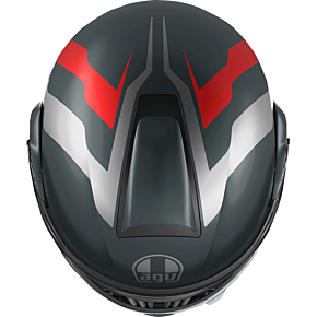 Streetmodular Helmet - Resia - Matte Gray/Silver/Red - Small 2118296002006S
