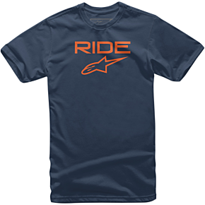 Ride 2.0 T-Shirt - Navy/Orange - XL 1038720007032XL