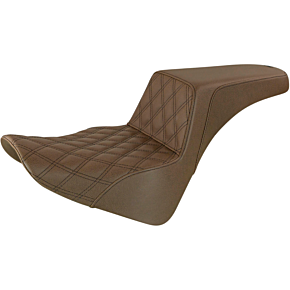 Step Up Seat - Driver's Lattice Stitched - Brown