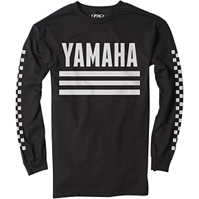 Yamaha Racer Long-Sleeve T-Shirt - Black - Large 23-87214