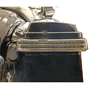 Custom Dynamics Saddlebag Lights - SS8 - Black/Smoke PB-SB-SS8-BS