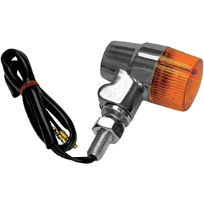 K and S Technologies Marker Light - Single Filament - Amber/Aluminum