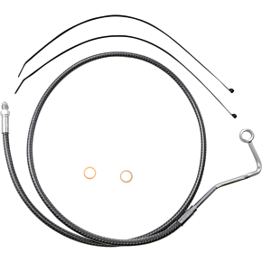 Magnum Brake Line - Carbon Fiber - Mid - ABS - FLHT AS77015