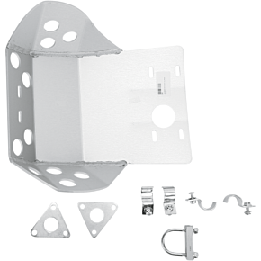 Moose Racing 2008-2018 Kawasaki KLR650 Skid Plate - Anodized Silver