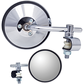 Parts Unlimited Universal Short Mirror