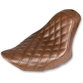 Saddlemen Renegade Seat - Lattice Stitched - Brown - FXST