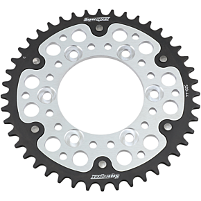 Supersprox Stealth Rear Sprocket - 44 Tooth - Silver - Ducati RST-735-44-SLV
