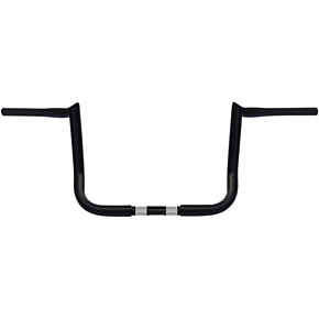 Wild 1 Handlebar - Bagger - Hooked - 12" - Black WO592B