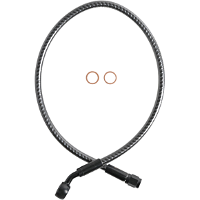 Brake Line - Front - 3/8" - 35° - 21" - KARBONFIBR 77121