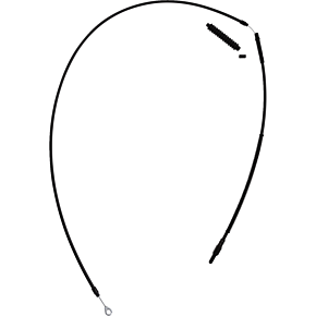 High-Efficiency Stealth Clutch Cable - +10" - '21-'24 Touring/Trike 131301006810
