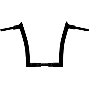 Handlebar - Pointed Top - 14" - Black 848014-B